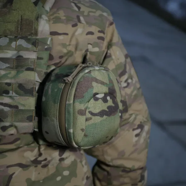 Подсумок Militex (L) для защиты наушников наушники Cordura original USA Мультикам
