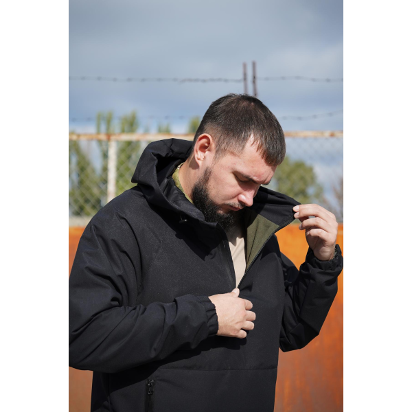 Тактический утепленный анорак FS — Черный