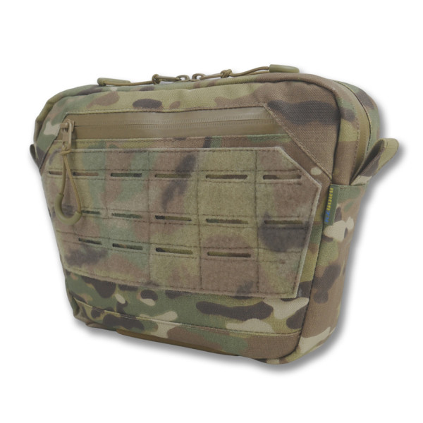 Сумка-напашник XL с баллистическим пакетом 1 класс защиты Kiborg GU Сordura Multicam