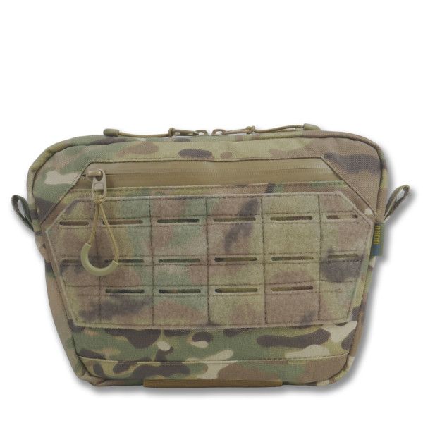 Сумка-напашник XL с баллистическим пакетом 1 класс защиты Kiborg GU Сordura Multicam