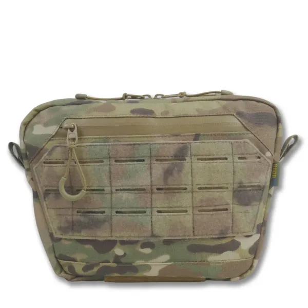 Сумка-напашник XL с баллистическим пакетом 1 класс защиты Kiborg GU Сordura Multicam