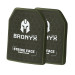 Бронеплиты CAP6-M (2.9 кг) (6 класс) BRONYX 250*300 (одна плоскость) 2шт