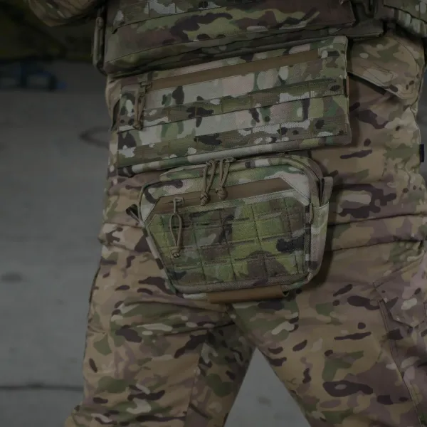 Комплект сумка-напашник M Мультикам + баллистической защитой 2 класса Cordura original USA Militex