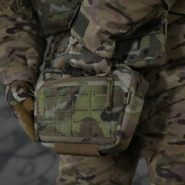 Комплект сумка-напашник M Мультикам + баллистической защитой 2 класса Cordura original USA Militex