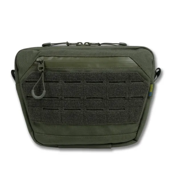 Сумка-напашник XL с баллистическим пакетом 1 класс защиты Kiborg GU Сordura Khaki