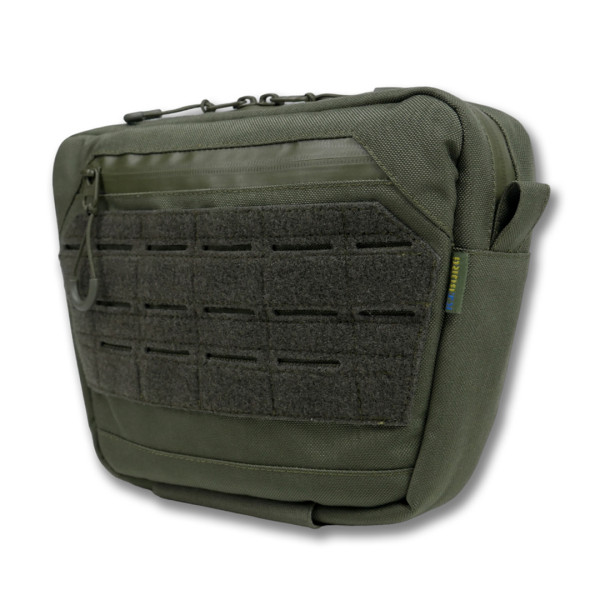 Сумка-напашник XL с баллистическим пакетом 1 класс защиты Kiborg GU Сordura Khaki