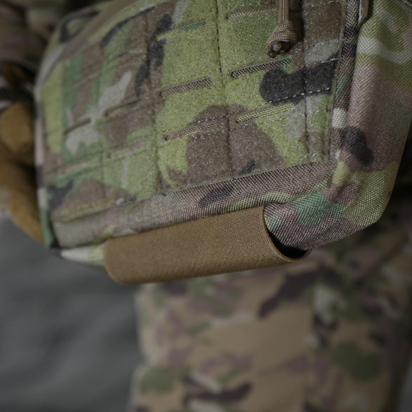 Комплект сумка-напашник M Мультикам + баллистической защитой 2 класса Cordura original USA Militex