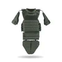 Бронежилет Kiborg Modular X-1 Хаки (XL) с баллистической защитой Militex (1 класс)