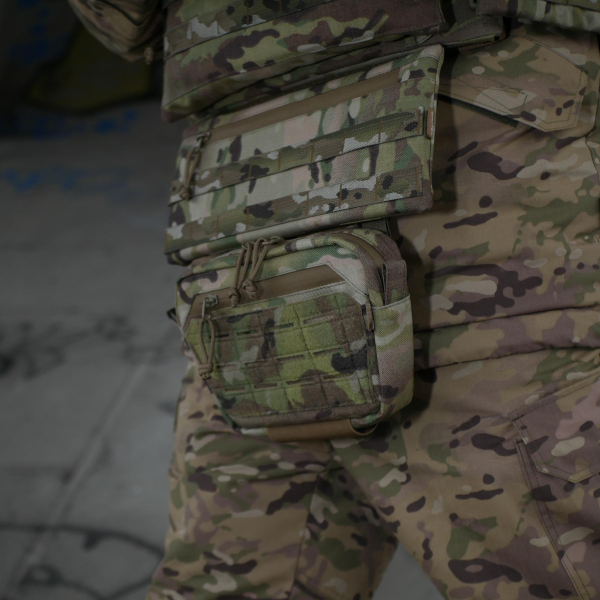 Комплект сумка-напашник M + баллистическая защита 1 класс Cordura original USA Militex