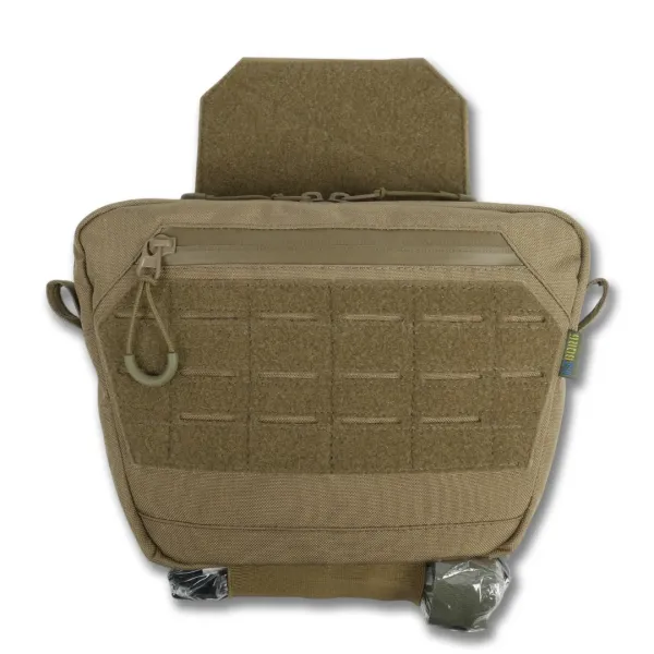 Сумка-напашник XL с баллистическим пакетом 1 класс защиты Kiborg GU Сordura Coyote