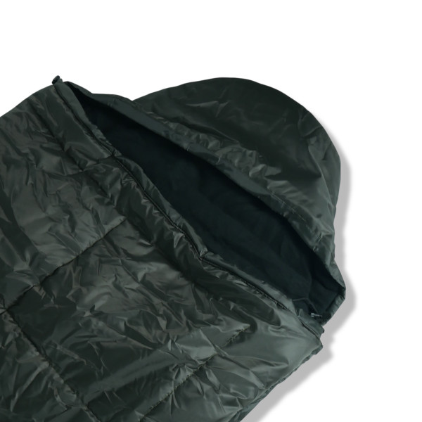 Зимний спальный мешок Kiborg "Alfa Fleece" -20°C олива (85x210)