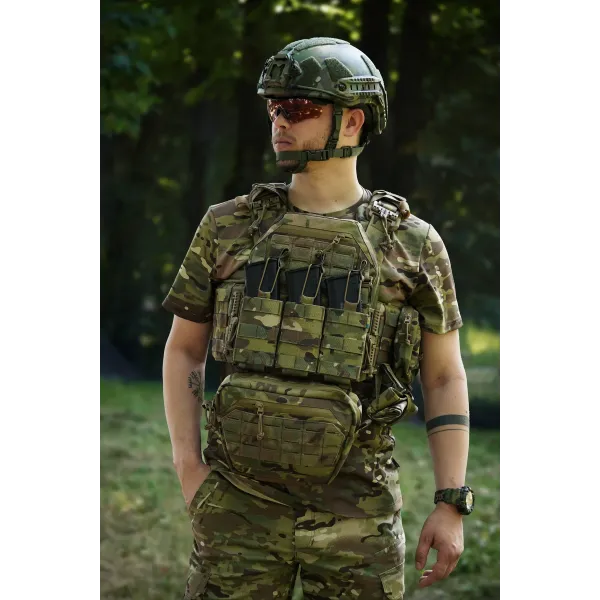 Комплект плитоноска Kiborg GU Gen.2 + 6 подсумков Мультикам