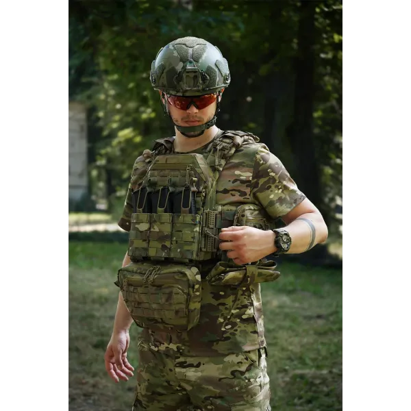 Комплект плитоноска Kiborg GU Gen.2 + 6 подсумков Мультикам