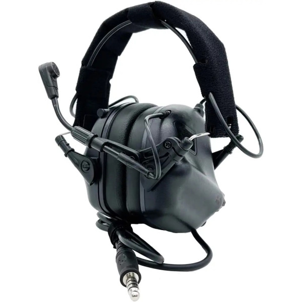 Тактические наушники EARMOR M32 с универсальным креплением Черный