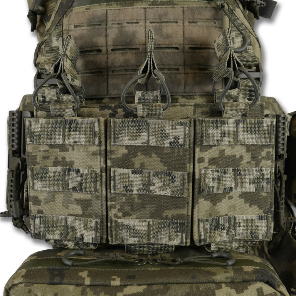 Комплект плитоноска Kiborg GU Gen.2 + 6 подсумков Пиксель