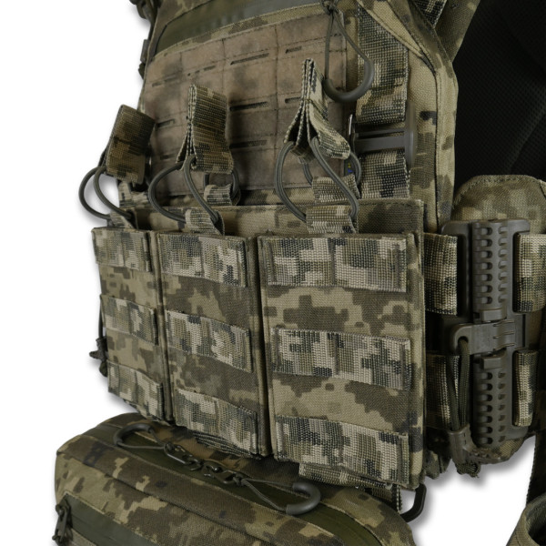 Комплект плитоноска Kiborg GU Gen.2 + 6 подсумков Пиксель