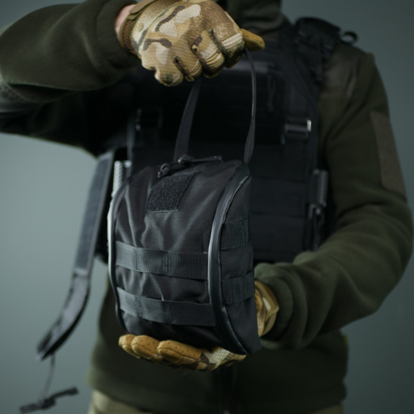 Подсумок-аптечка (быстрый сброс) Kiborg GU Cordura Black