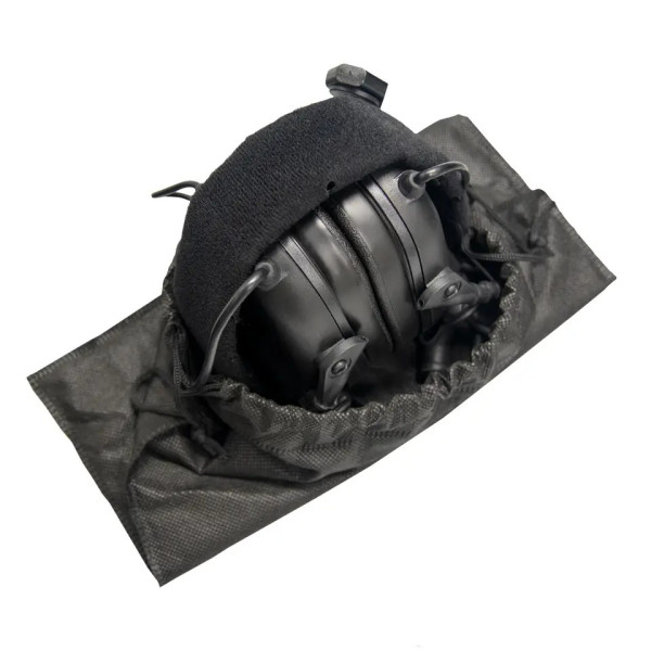 Тактические наушники EARMOR M31 Black с универсальным креплением