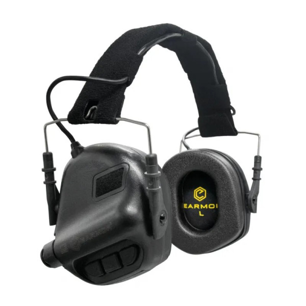 Тактические наушники EARMOR M31 Black с универсальным креплением