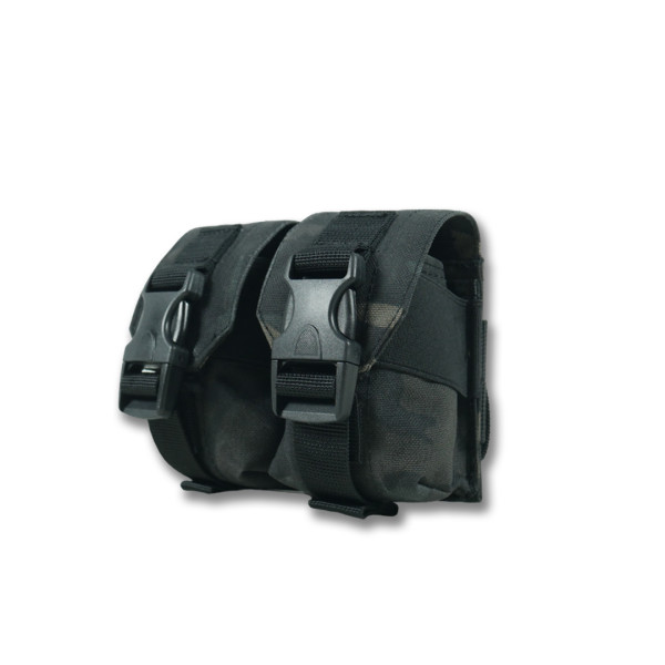 Подсумок под 2 гранаты Kiborg GU Double Mag Pouch (Черный мультикам)