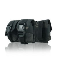 Подсумок под 2 гранаты Kiborg GU Double Mag Pouch (Черный мультикам)