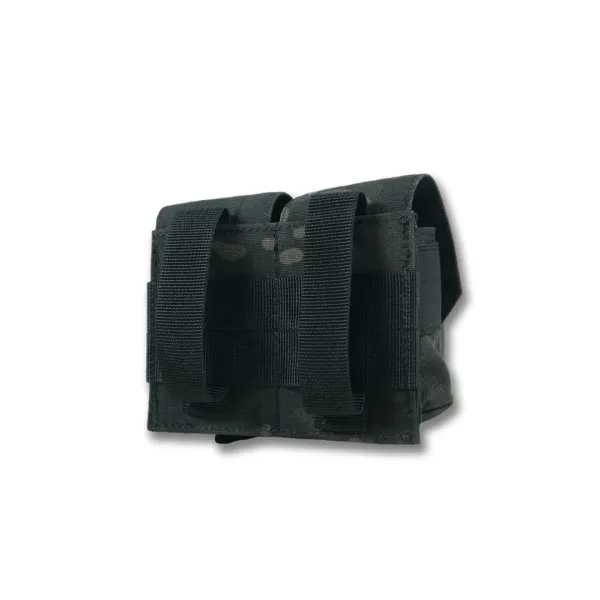 Подсумок под 2 гранаты Kiborg GU Double Mag Pouch (Черный мультикам)