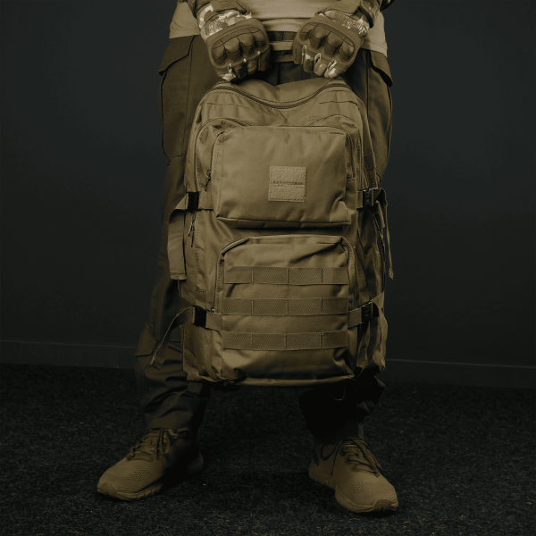Рюкзак тактический 30 л с системой MOLLE койот (производство Украина)