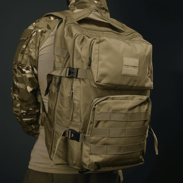 Рюкзак тактический 30 л с системой MOLLE койот (производство Украина)