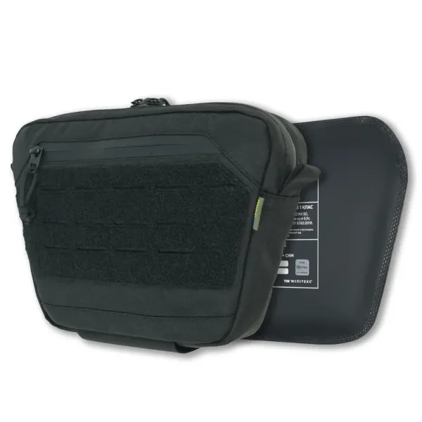 Сумка-напашник XL с баллистическим пакетом 1 класс защиты Kiborg GU Сordura Black