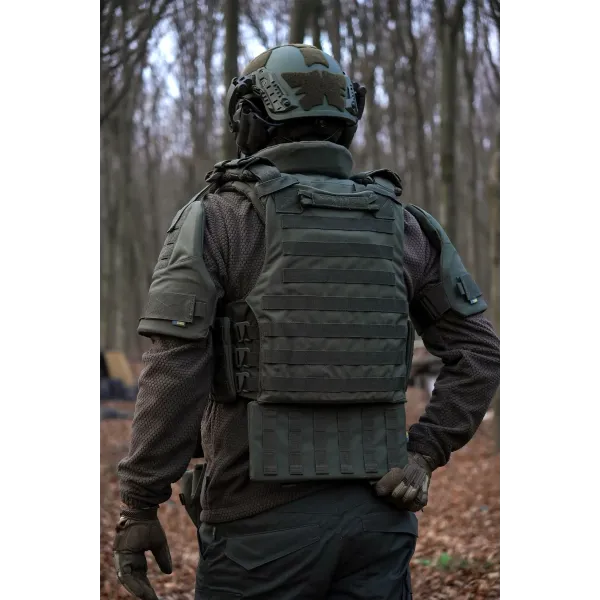 Защита шеи mod. 1 Kiborg с баллистической защитой 2 класс Militex Хаки