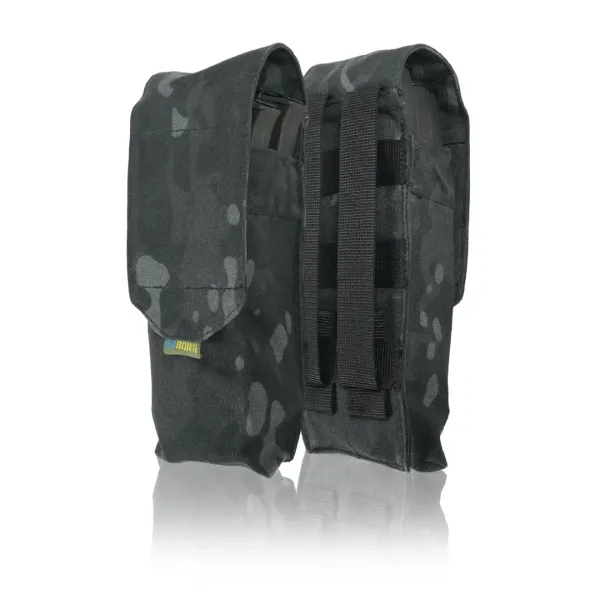 Подсумок под 2 магазина Kiborg GU Double Mag Pouch Черный мультикам