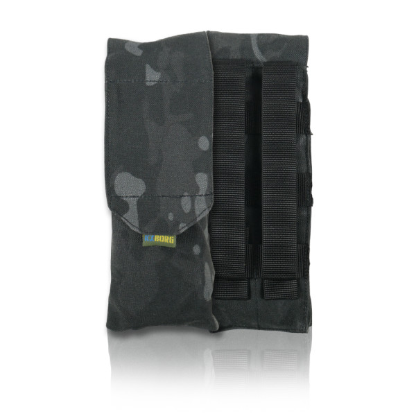 Подсумок под 2 магазина Kiborg GU Double Mag Pouch Черный мультикам