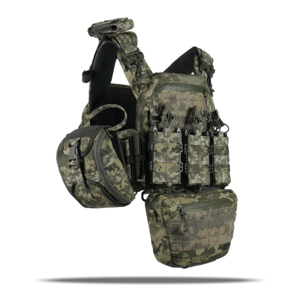 Плитоноска Kiborg GU gen.2 + 8 подсумков пиксель