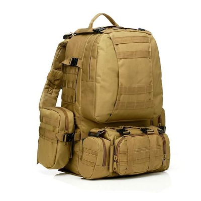 Тактический рюкзак Molle Assault 55л + (3 органайзера) Койот