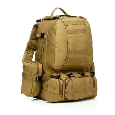 Тактический рюкзак Molle Assault 55л + (3 органайзера) Койот Тактический рюкзак Molle Assault 55л + (3 органайзера) Койот