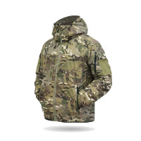 Утеплена зимова куртка BR SQG 5 з еко-пухом мультикам