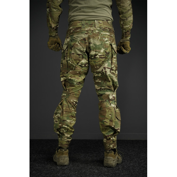 Брюки с наколенниками Kalista Military Full-Pro из рип-стопа, мультикам