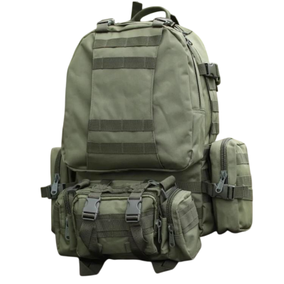 Тактический рюкзак Molle Assault 55л + (3 органайзера) Олива