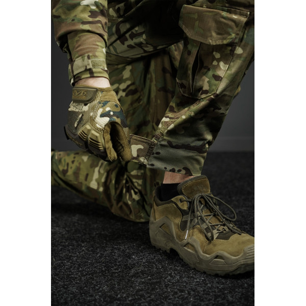 Брюки с наколенниками Kalista Military Full-Pro из рип-стопа, мультикам