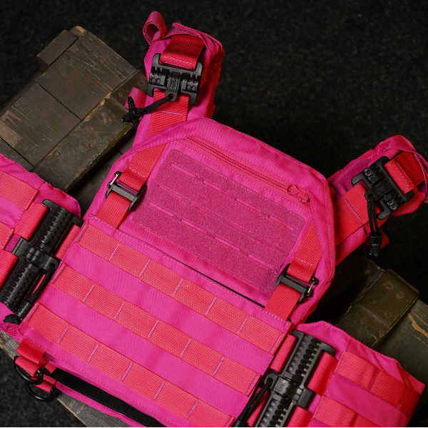 Плитоноска Kiborg GU Gen.2 розовая с системой MOLLE, бронежилет под плиты