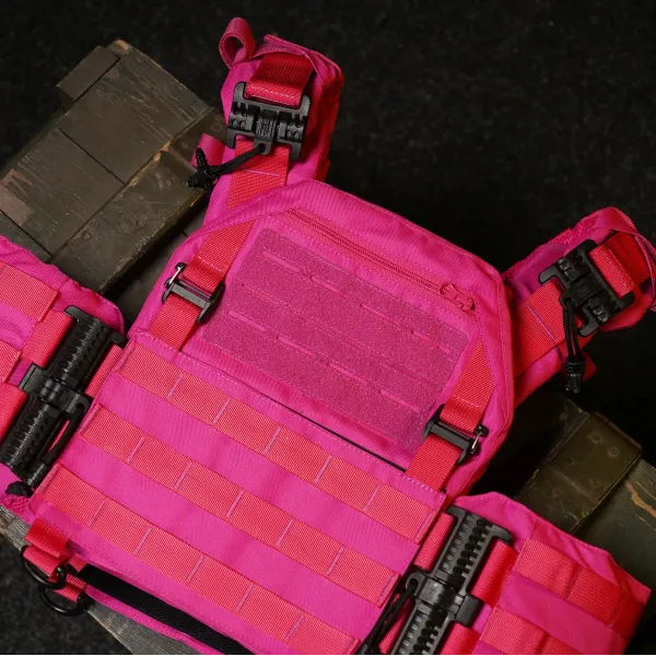 Плитоноска Kiborg GU Gen.2 розовая с системой MOLLE, бронежилет под плиты