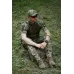 Трьохсекційний килимок(каремат) для сидіння піксель п'ятиточка П-3 Кордура