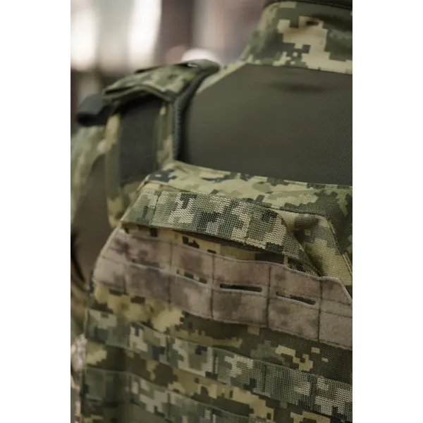 Плитоноска Kiborg GU Gen.2 + съёмная панель для трех магазинов Пиксель