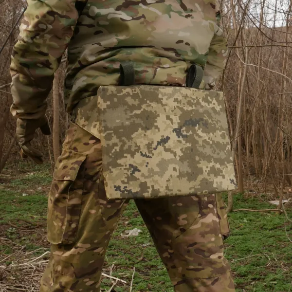 Каремат-сидушка Kiborg 20mm (усиленная) Cordura Pixel под бронепакет
