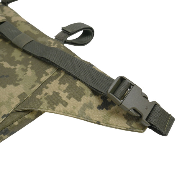 Каремат-сидушка Kiborg 20mm (усиленная) Cordura Pixel под бронепакет