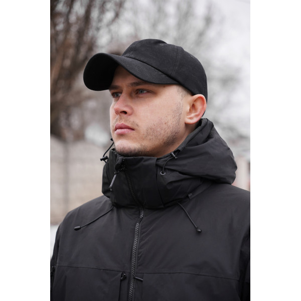 Черная зимняя утепленная тактическая куртка Archon Husky Extreme Еврозима