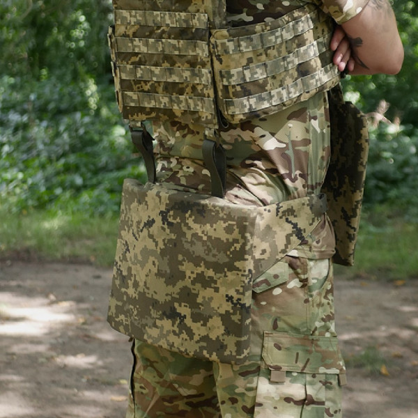Каремат-сидушка Kiborg 20mm (усиленная) Cordura Pixel под бронепакет
