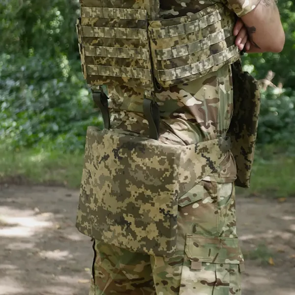 Каремат-сидушка Kiborg 20mm (усиленная) Cordura Pixel под бронепакет