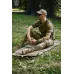 Полевой раскладной каремат мультикам с наполнителем