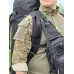 Сумка через плечо - Черная с MOLLE-системой